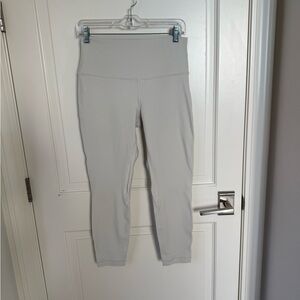 Lululemon Align High Rise Pant Leggings 24" Bone Size 10 LW5GCBS Style